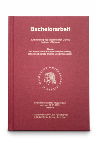 Hardcover Standardbuch Hardcover Standardbuch Bindung rot