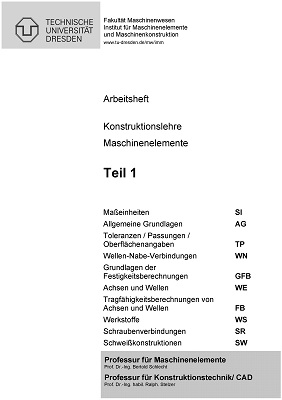 Skript 16 WS23/24 - Konstruktionslehre Maschinenelemente Teil 1