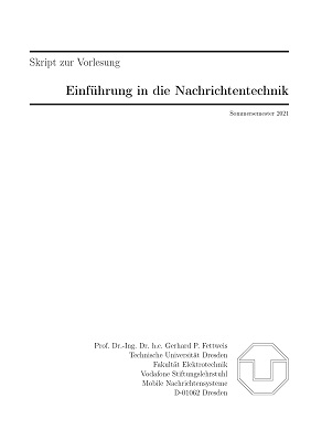 Skript 13 SS2022 Einführung in die Nachrichtentechnik